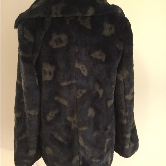 Zadig & Voltaire miles leo faux fur peacoat NWT - Picture 5 of 8